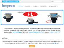 Tablet Screenshot of legomont.hr